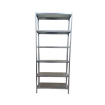 Prateleira Armário Estante Aço Galvanizado 6 Bandejas 60 cm Prateleira Armário Estante Aço Galvanizado 6 Bandejas 60 cm
