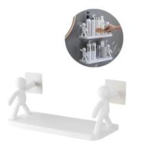 Prateleira Auto Adesiva Criativa Suporte Multiuso De Plástico - Top House Prateleira Auto Adesiva Criativa Suporte Multiuso De Plástico - Top House