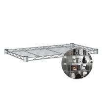 Prateleira Avulsa Para Estante Aço Aramado 90x35 Cromado