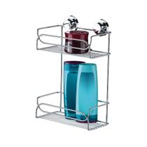 Prateleira banheiro shampoo ventosa lavanderia cozinha future 4051