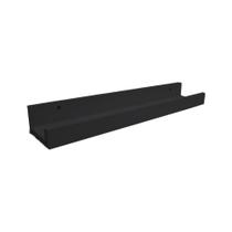 Prateleira Canaleta Para Tempero 300 X 90 Em Mdf - Preto