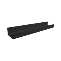 Prateleira Canaleta Para Tempero 300 X 90 Em Mdf - Preto