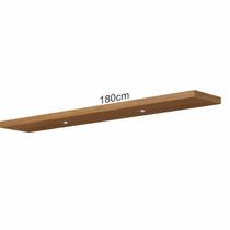Prateleira com Led Spot 180cm 100% MDF Marrom Freijó/Madeirado Prateleira com Led Spot 180cm 100% MDF Marrom Freijó/Madeirado