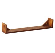 Prateleira com Suporte Fixo 90 cm Madeira Maciça Natural Prateleira com Suporte Fixo 90 cm Madeira Maciça Natural