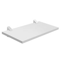 Prateleira Concept Reta c/ Suporte p/ Quarto Sala (1,5x20x60cm) - Pratk