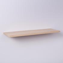 Prateleira Cor Carvalho (madeira) 40 X 20cm em MDP Com Suporte Invisível - Crie Fácil