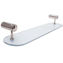 Prateleira Cromada com Vidro Angra Moldenox