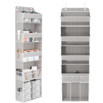 Prateleira DCCDU Over Door Organizer, 5 camadas, cinza, 134x41x17cm