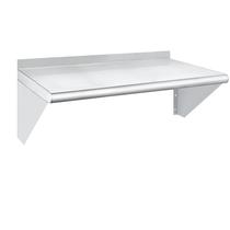 Prateleira de aço inoxidável HARDURA 14x24cm 110kg com Backsplash