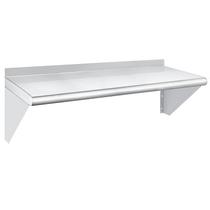 Prateleira de aço inoxidável HARDURA 30 x 90cm 104kg Suporte de parede