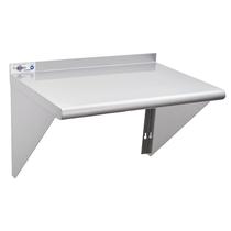 Prateleira de aço inoxidável Profeeshaw NSF 45x60cm com Backsplash