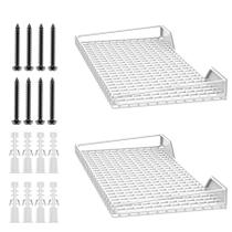 Prateleira de armazenamento TORACK, pacote com 2, 60x30 cm, branca pesada