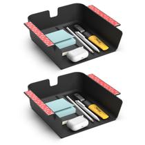 Prateleira de armazenamento Under Desk HumanCentric 8,4 x 7,6 x 2,8 cm, pacote com 2