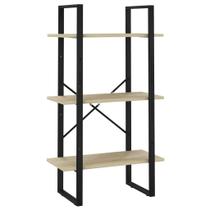 Prateleira de armazenamento vidaXL Sonoma Oak Aglomerado 60x30x105 cm Prateleira de armazenamento vidaXL Sonoma Oak Aglomerado 60x30x105 cm
