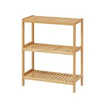 Prateleira de banheiro de bambu Elepude 3-Tier Stand Storage 23,6 x 10,2 x 25,9 polegadas Prateleira de banheiro de bambu Elepude 3-Tier Stand Storage 23,6 x 10,2 x 25,9 polegadas