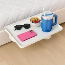Prateleira de cabeceira Modern Innovations Clip On com porta-copos de 43 cm Prateleira de cabeceira Modern Innovations Clip On com porta-copos de 43 cm