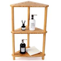 Prateleira de Canto GUGIGIP 43x31x72 cm 3 Níveis em Bambu Prateleira de Canto GUGIGIP 43x31x72 cm 3 Níveis em Bambu