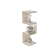 Prateleira de Canto Lyra 3 Nichos Decorativos Carvalho para Sala Quarto Livros Prateleira de Canto Lyra 3 Nichos Decorativos Carvalho para Sala Quarto Livros