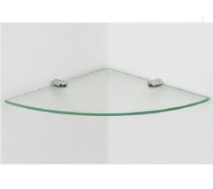 Prateleira de canto para banheiro 30 cm vidro temperado - Sonharte