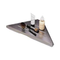 Prateleira De Canto Para Banheiro Sem Furos, Suporte De Chuveiro Triangular De Aço Carbono Montado Prateleira De Canto Para Banheiro Sem Furos, Suporte De Chuveiro Triangular De Aço Carbono Montado