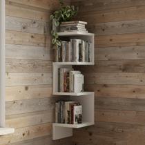 Prateleira De Canto Suspensa Decorativa Estante Livros