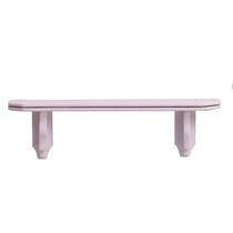 Prateleira de casa de bonecas em miniatura, parede de madeira branca em escala 1:12 Prateleira de casa de bonecas em miniatura, parede de madeira branca em escala 1:12