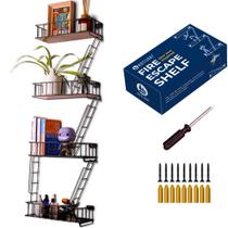 Prateleira de escada Fire Escape KOTIJOKI New York Inspired 4 níveis