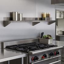 Prateleira de Inox Parede 100x20 Moderna e Resistente Prateleira de Inox Parede 100x20 Moderna e Resistente