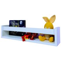 Prateleira De Livro e Brinquedo Nicho De Parede Porta Boneco Pelúcia 40cm