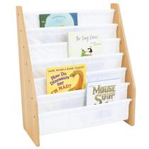 Prateleira de livros Humble Crew Super Size 6 camadas Infantil branca/natural Prateleira de livros Humble Crew Super Size 6 camadas Infantil branca/natural