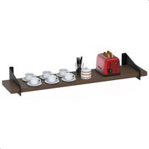 Prateleira De Madeira Estilo Industrial Suspensa Max60.P