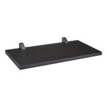 Prateleira de Madeira Retangular Cor Preta 1,2x20x