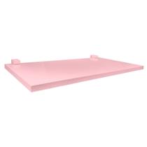 Prateleira de Madeira Retangular Rosa 1,2x20x60c Prateleira de Madeira Retangular Rosa 1,2x20x60c