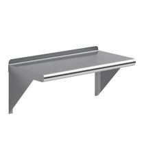 Prateleira de parede em aço inoxidável AmGood 60x30cm com certificação NSF