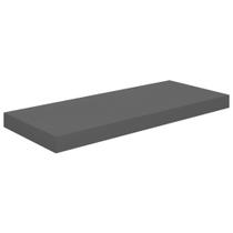 Prateleira de parede flutuante vidaXL High Gloss Grey 60x23,5x4cm Prateleira de parede flutuante vidaXL High Gloss Grey 60x23,5x4cm