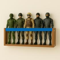 Prateleira de Parede para Coleção de Bonecos Marvel, Barbie, SuperHeróis Estante Geek Decorativa e Organizadora para Quarto Nerd Menino MDF 55cm Prateleira de Parede para Coleção de Bonecos Marvel, Barbie, SuperHeróis Estante Geek Decorativa e Organizadora para Quarto Nerd Menino MDF 55cm