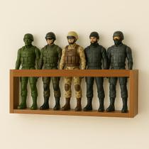 Prateleira de Parede para Coleção de Bonecos Marvel, Barbie, SuperHeróis Estante Geek Decorativa e Organizadora para Quarto Nerd Menino MDF 55cm Prateleira de Parede para Coleção de Bonecos Marvel, Barbie, SuperHeróis Estante Geek Decorativa e Organizadora para Quarto Nerd Menino MDF 55cm