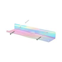 Prateleira De Parede Para Discos De Vinil Em Acrílico Iridescente, Suporte Para Álbuns, Expositor De Prateleira De Parede Para Discos De Vinil Em Acrílico Iridescente, Suporte Para Álbuns, Expositor De