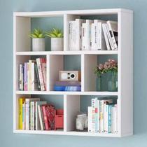 Prateleira de Parede porta livros mdf 90x90x18cm Estilo Clássico sinanue ideal para decoraçao