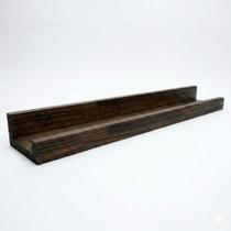 Prateleira de Parede Tipo Calha 90cm em Madeira Pinus Tabaco Prateleira de Parede Tipo Calha 90cm em Madeira Pinus Tabaco
