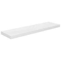 Prateleira de parede vidaXL Modern High Gloss White 90x23x4cm MDF