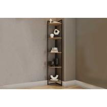 Prateleira de Quarto Industrial LI022 Freijo/Preto - Kappesberg Prateleira de Quarto Industrial LI022 Freijo/Preto - Kappesberg