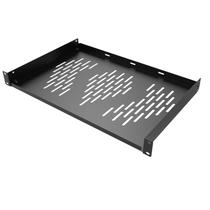 Prateleira de rack de servidor Beiyier 1U ventilada 30 libras com capacidade de 30 cm