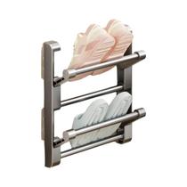 Prateleira De Sapatos Dobrável Montada Na Parede Com Múltiplas Camadas Para Secagem De Chinelos No Prateleira De Sapatos Dobrável Montada Na Parede Com Múltiplas Camadas Para Secagem De Chinelos No
