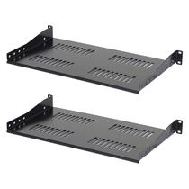 Prateleira de servidor AEONS 1U, suporte de rack ventilado universal, 10 cm, pacote com 2