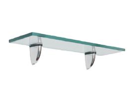 Prateleira de vidro decorativa 50x15 Bico Tucano