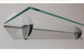 Prateleira de vidro decorativa 50x20 Bico Tucano - Sonharte