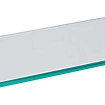 Prateleira de Vidro Tramontina Glass Reta com Suporte Injetado 400x200x8mm