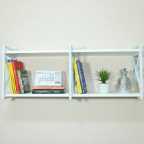 Prateleira Decorativa 140cm x 20cm Estilo Industrial de Parede