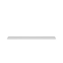 Prateleira Decorativa Curva 136cm com LED Marisa Gris Fosco L04 - D Rossi Prateleira Decorativa Curva 136cm com LED Marisa Gris Fosco L04 - D Rossi
